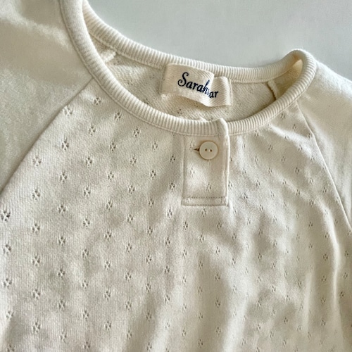 Organic Sweatshirt with buttons