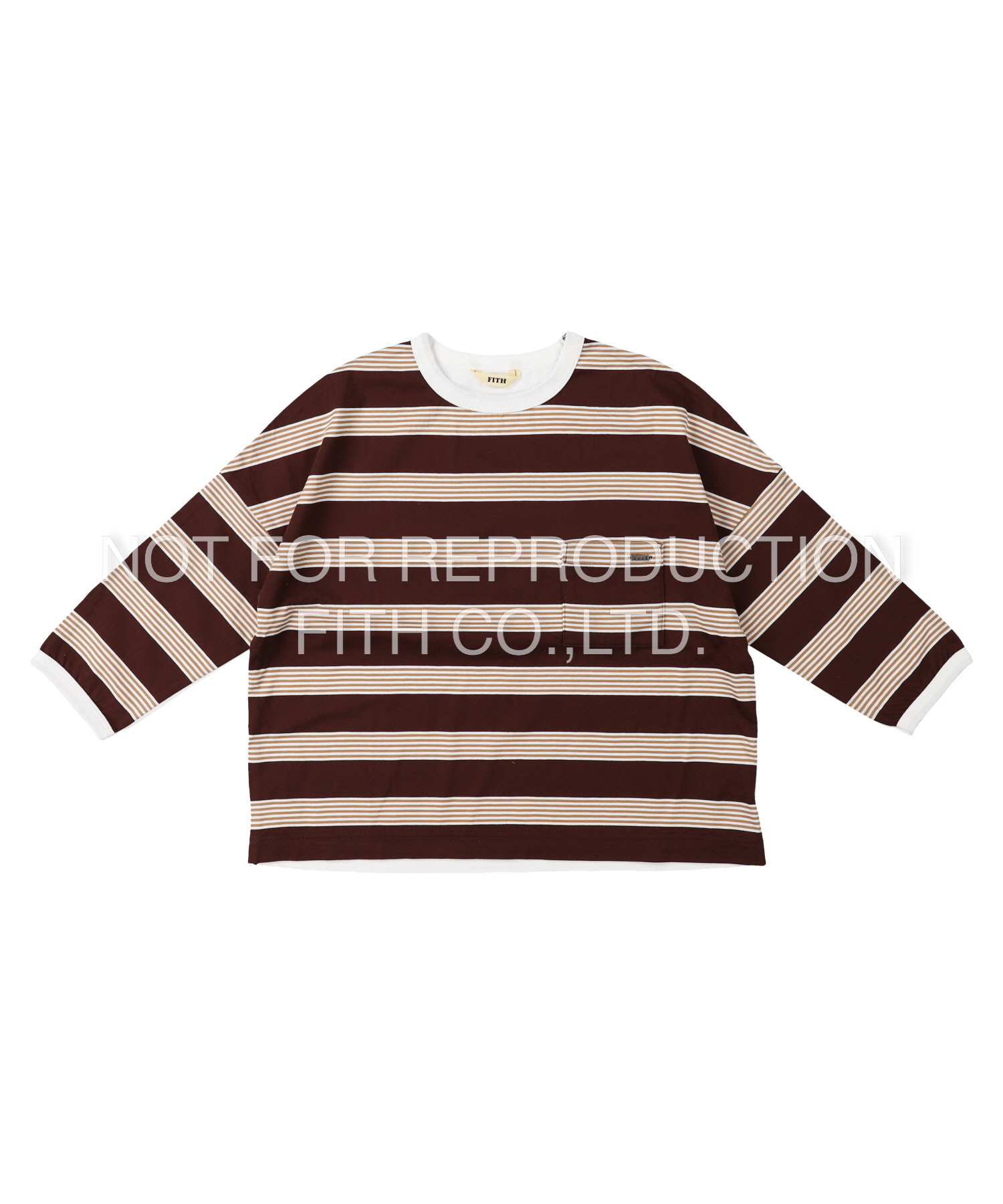 FITH KIDS HG Striped Switched T-Shirt