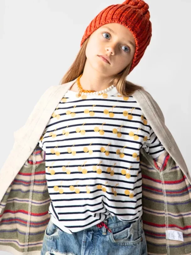 GTH KIDS Striped Tenjiku Fleece