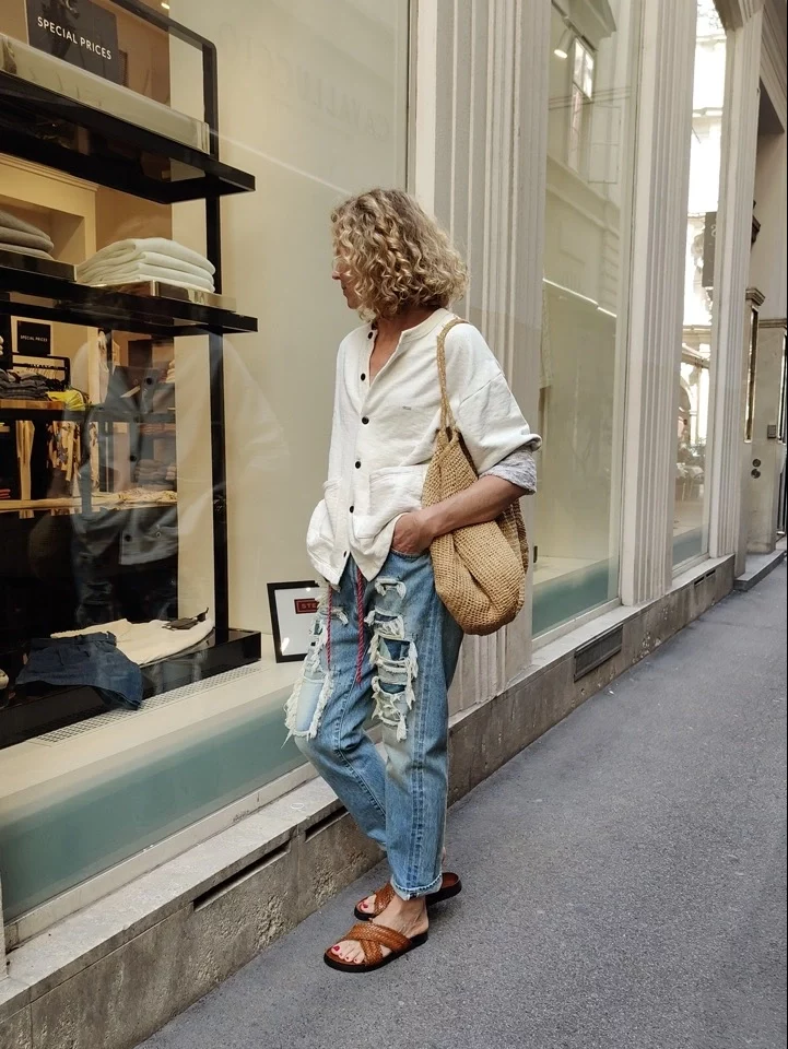 DD 12oz HOME MADE Denim Remake Easy Pants
