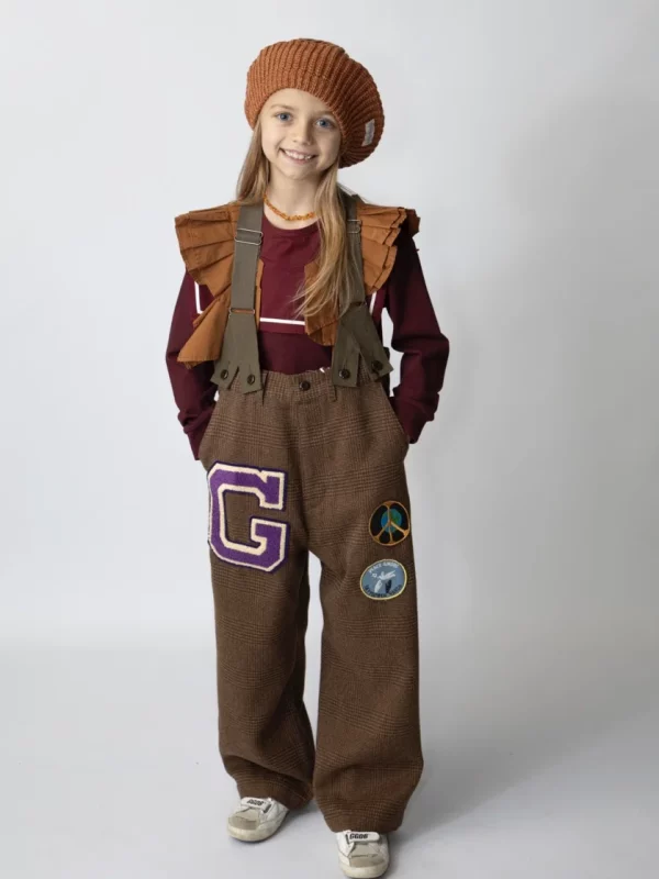 GTH KIDS Tweed Glencheck Overall