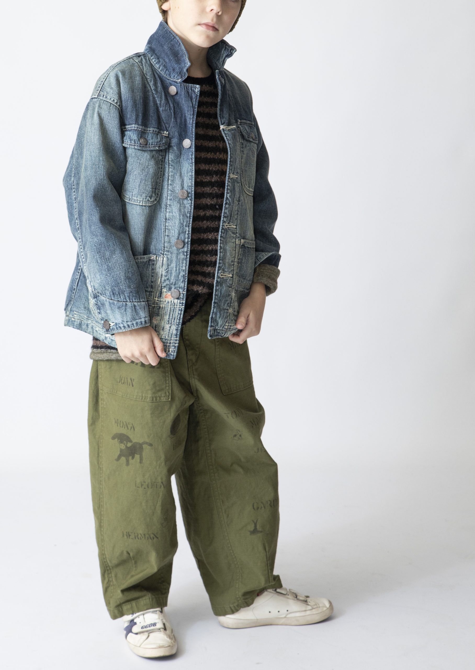 DD KIDS Back Satin Scribble Pants