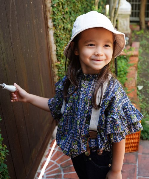 FITH KIDS Liberty LINDSAY GARDEN Ruffle 3/4 Sleeve