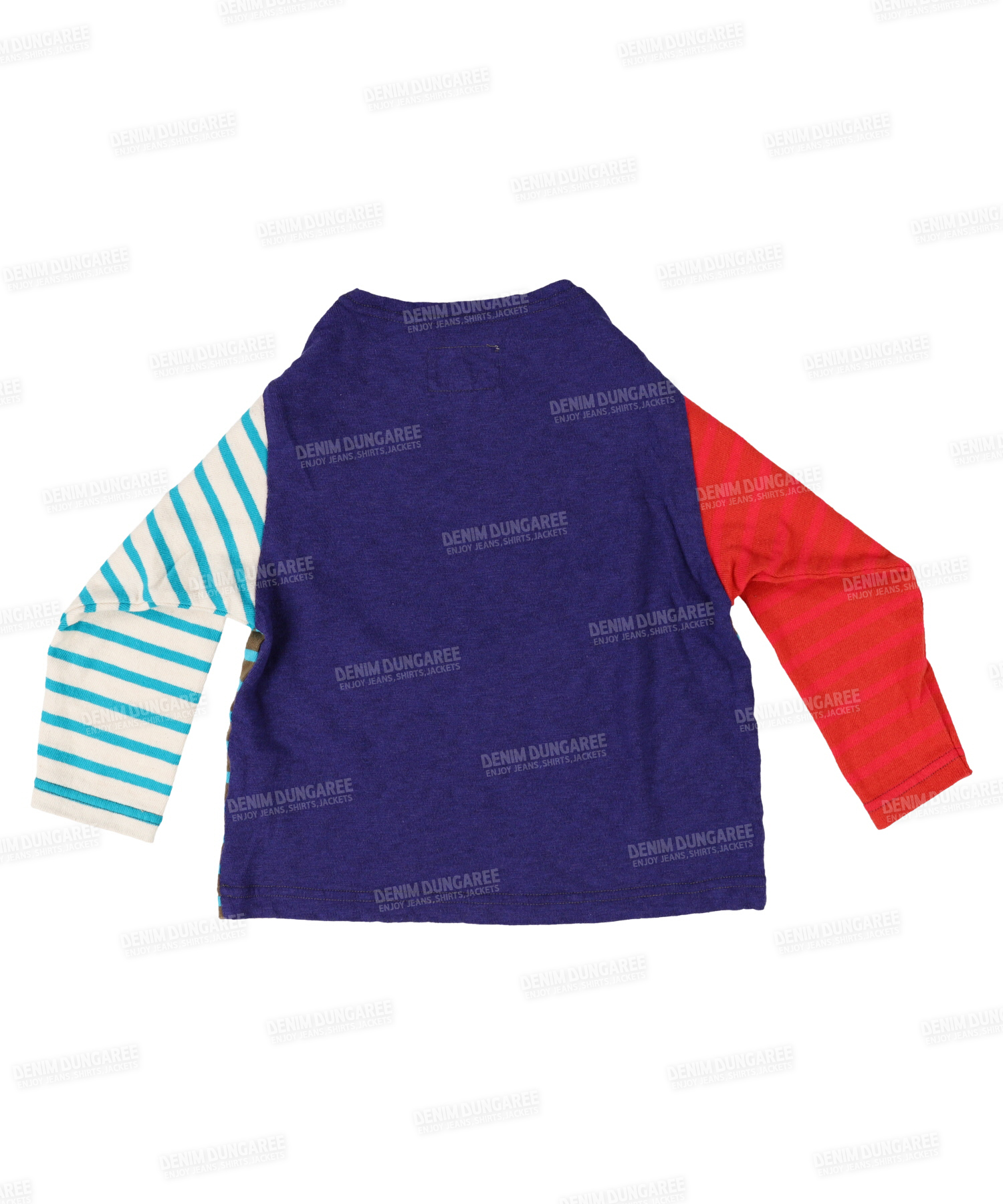 DD KIDS Striped Boat-neck T-shirt