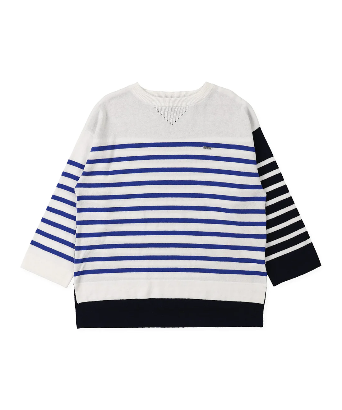 Cotton Knitted Striped L/S T-shirt