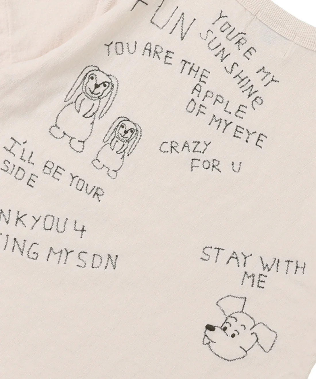 DD Vintage Cotton Jersey HELLO TEE