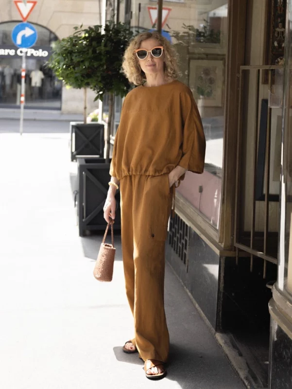Sarahwear Linen Twill Cargo Pants