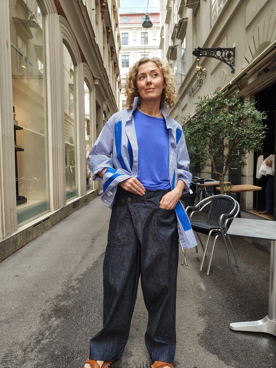 En Vrac Paris Stripes Blue Shirt