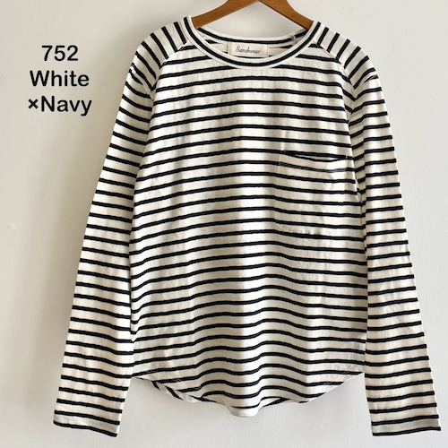 Sarahwear Foggy Stripe Pocket T-Shirt