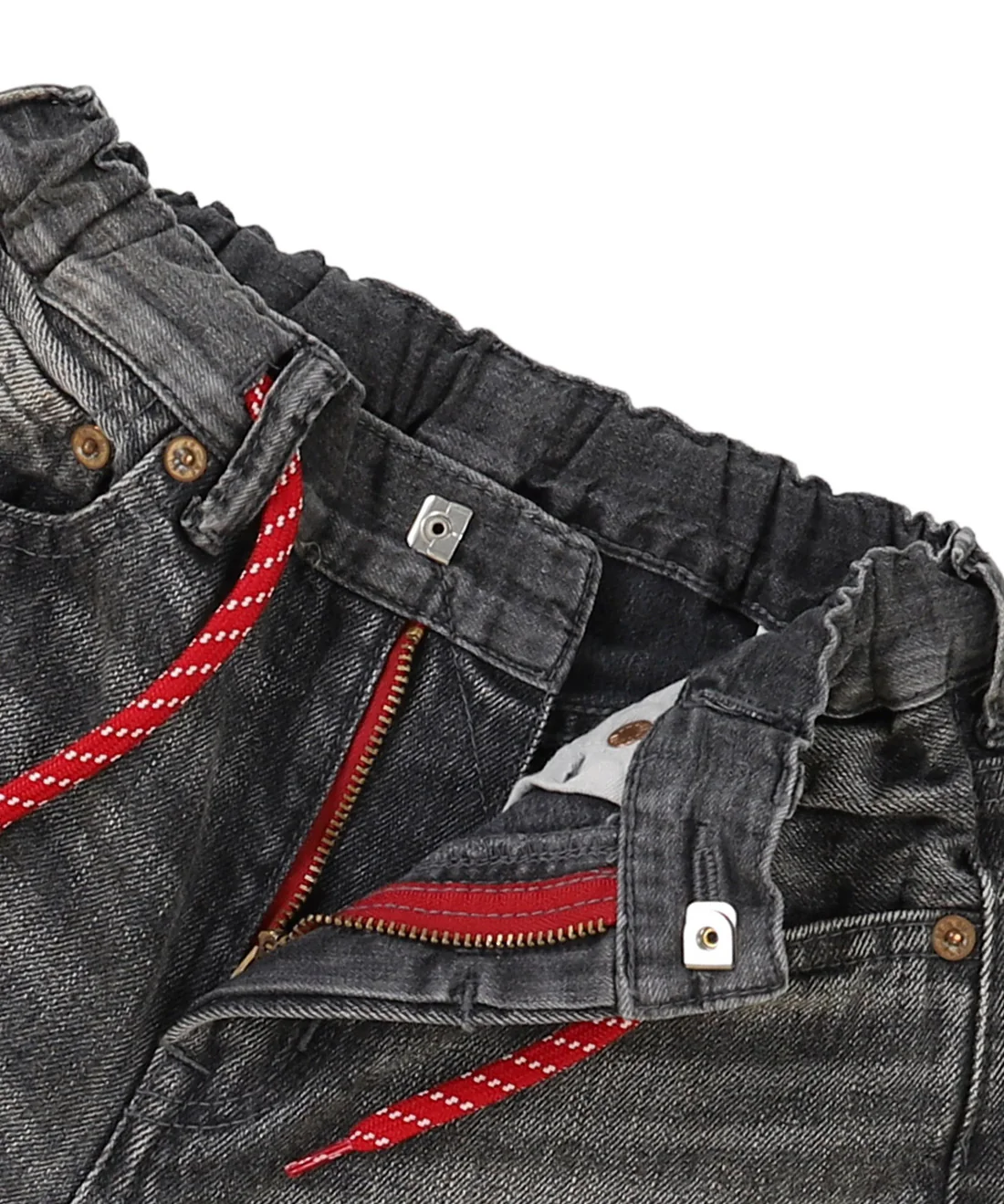DD Kids Black Denim Easy Pants