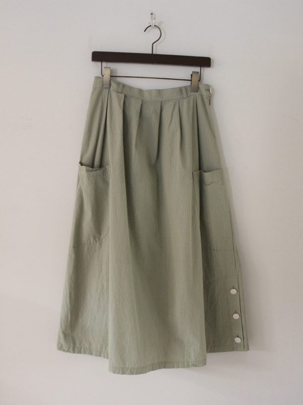 Nostalgic Cotton Poplin Skirt