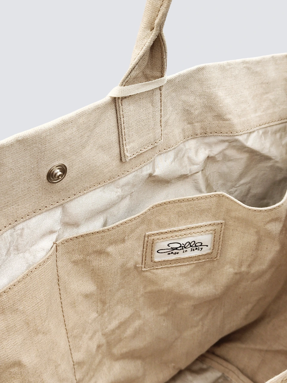 BIG DADO Zilla Linen Handbag