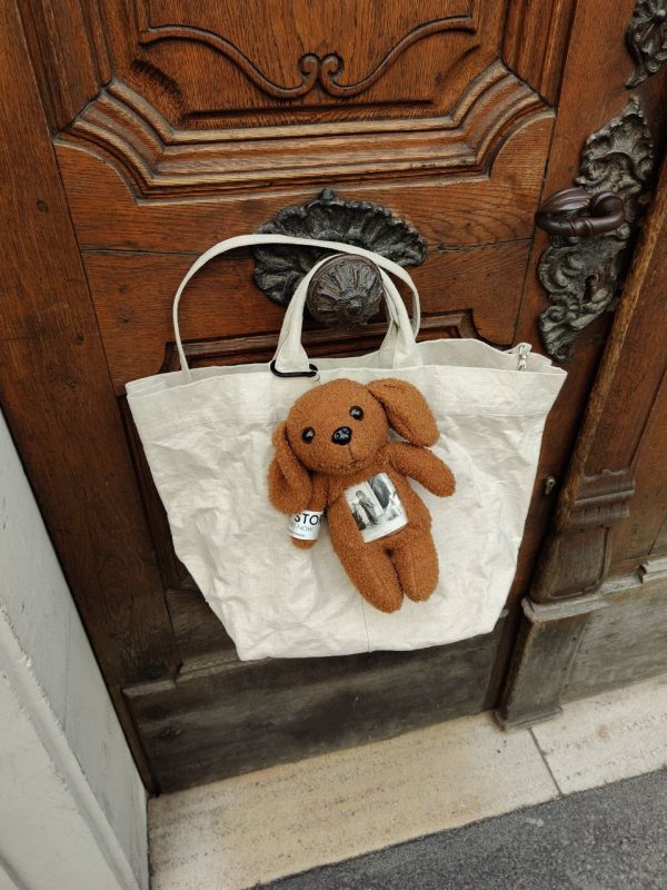 BIG DADO Zilla Linen Handbag - Image 6