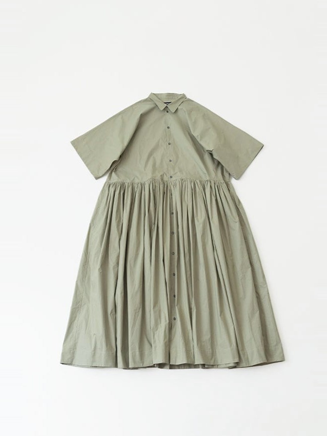 Tuck Gathered Dress