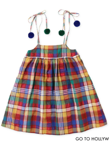 GTH KIDS Madras Check Dress