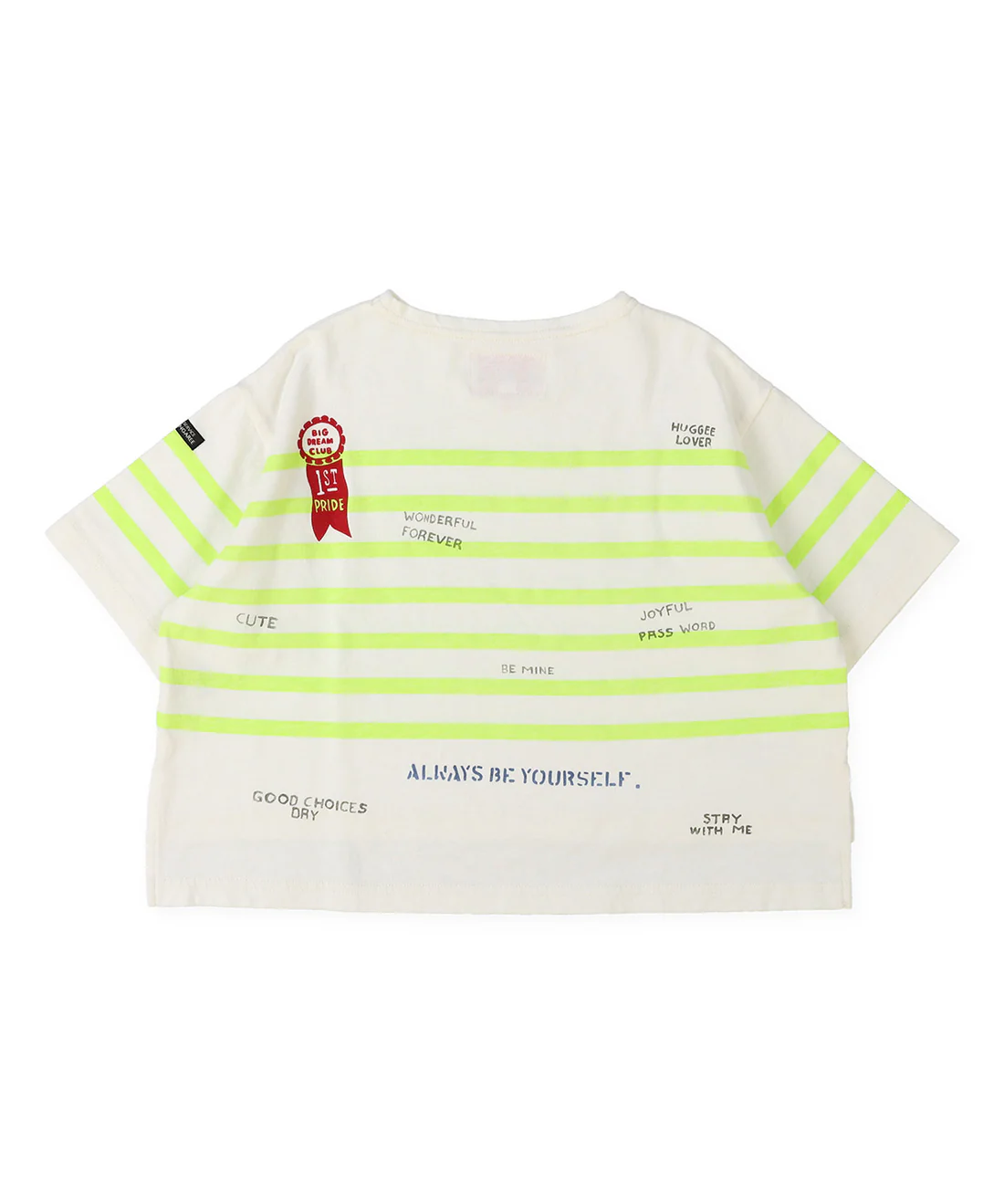 DD Striped and Print Tee