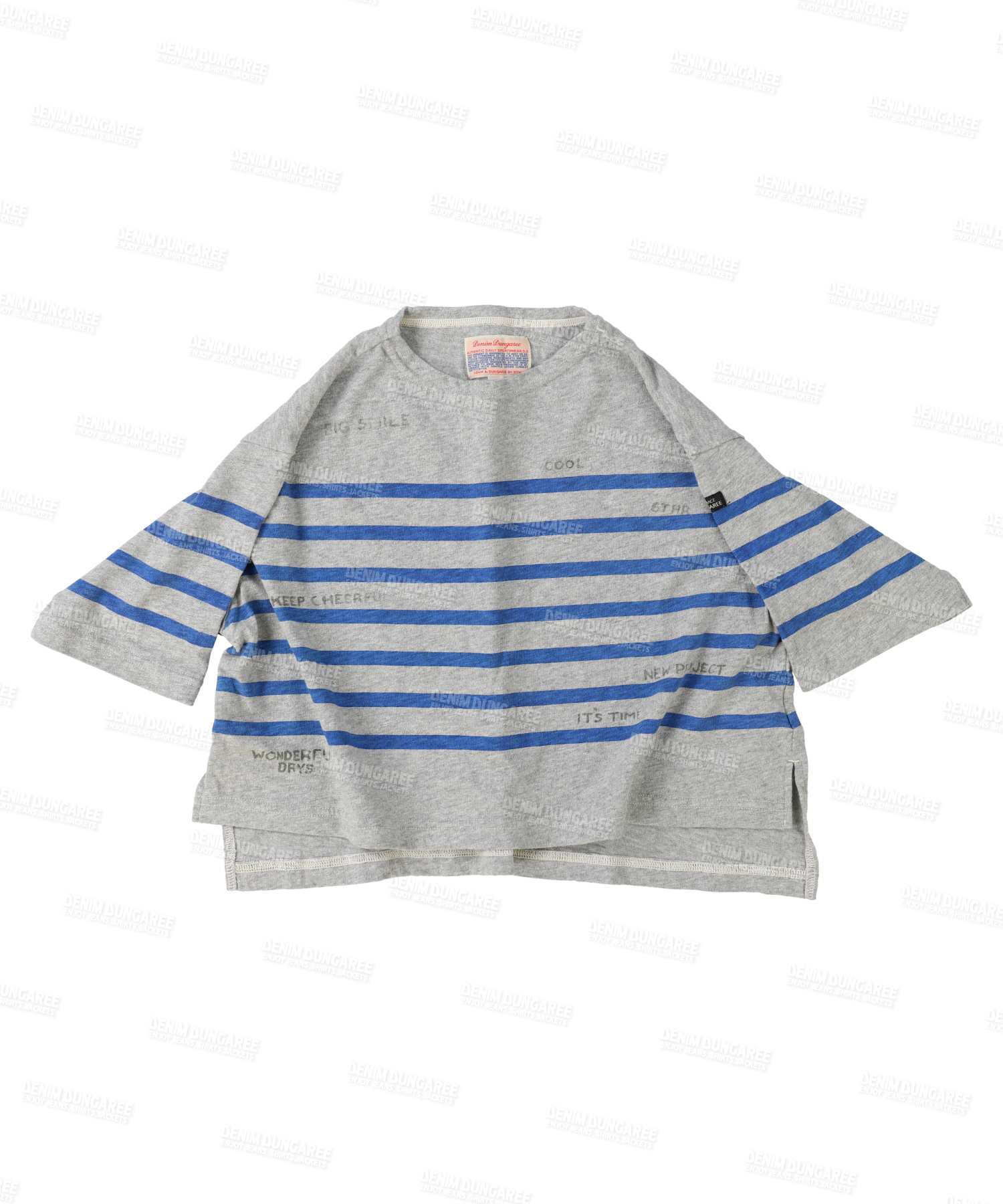 DD Striped and Print Tee