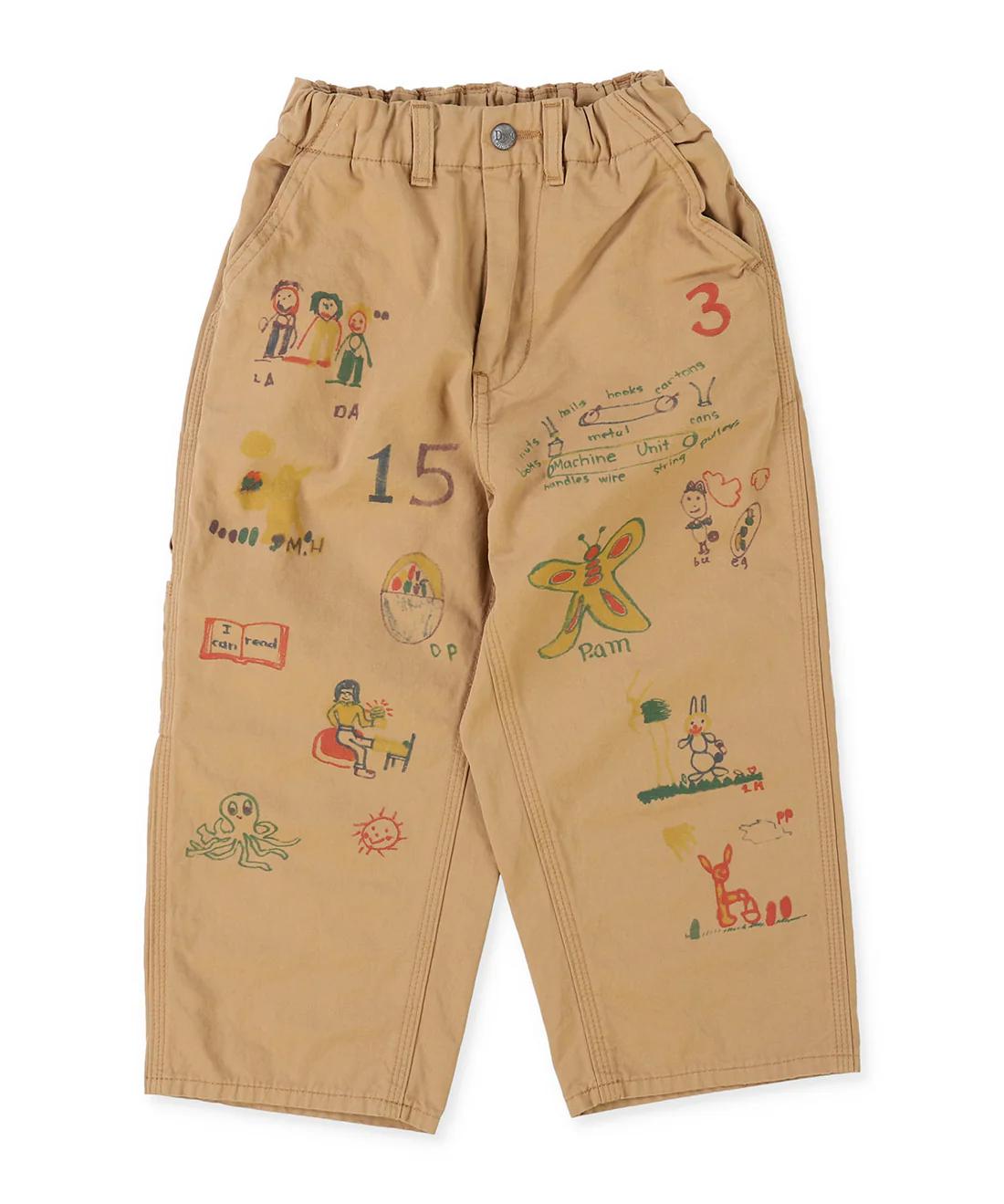 DD Kids Cotton Satin Scribble Pants
