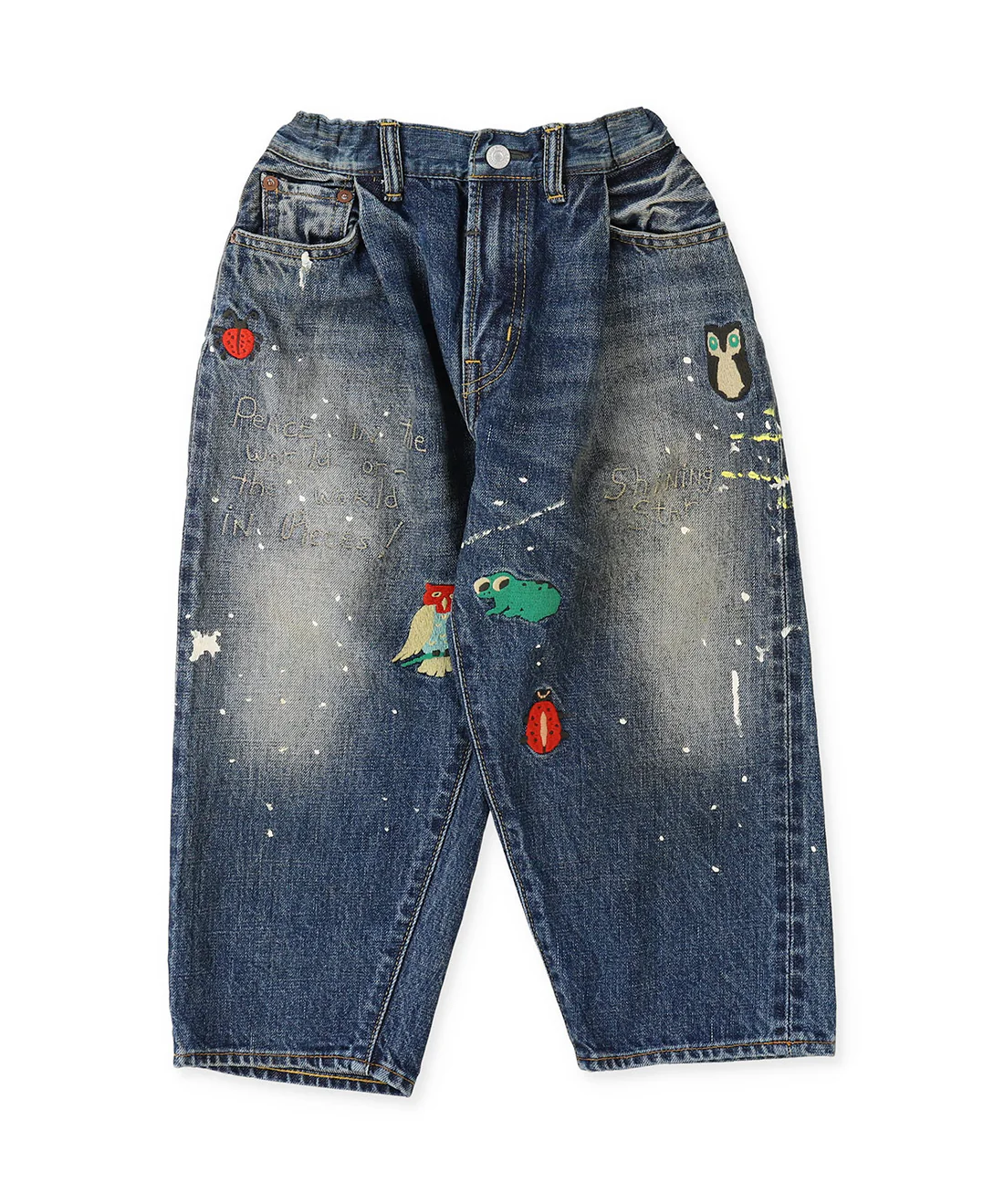 12oz Denim Embroidered Pants