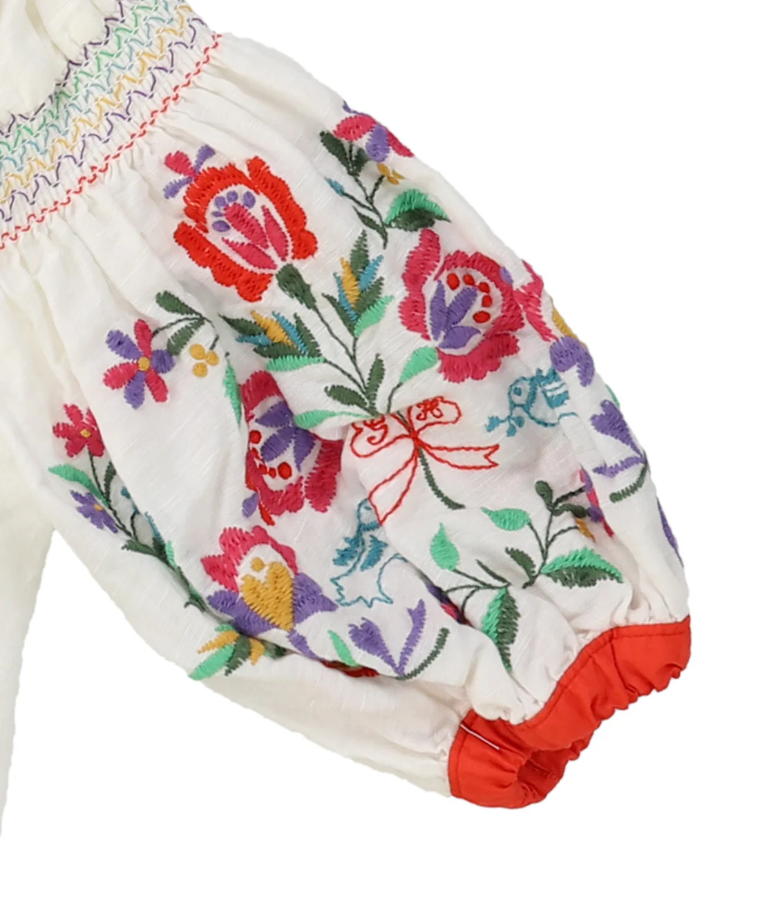 Floral Embroidery Blouse