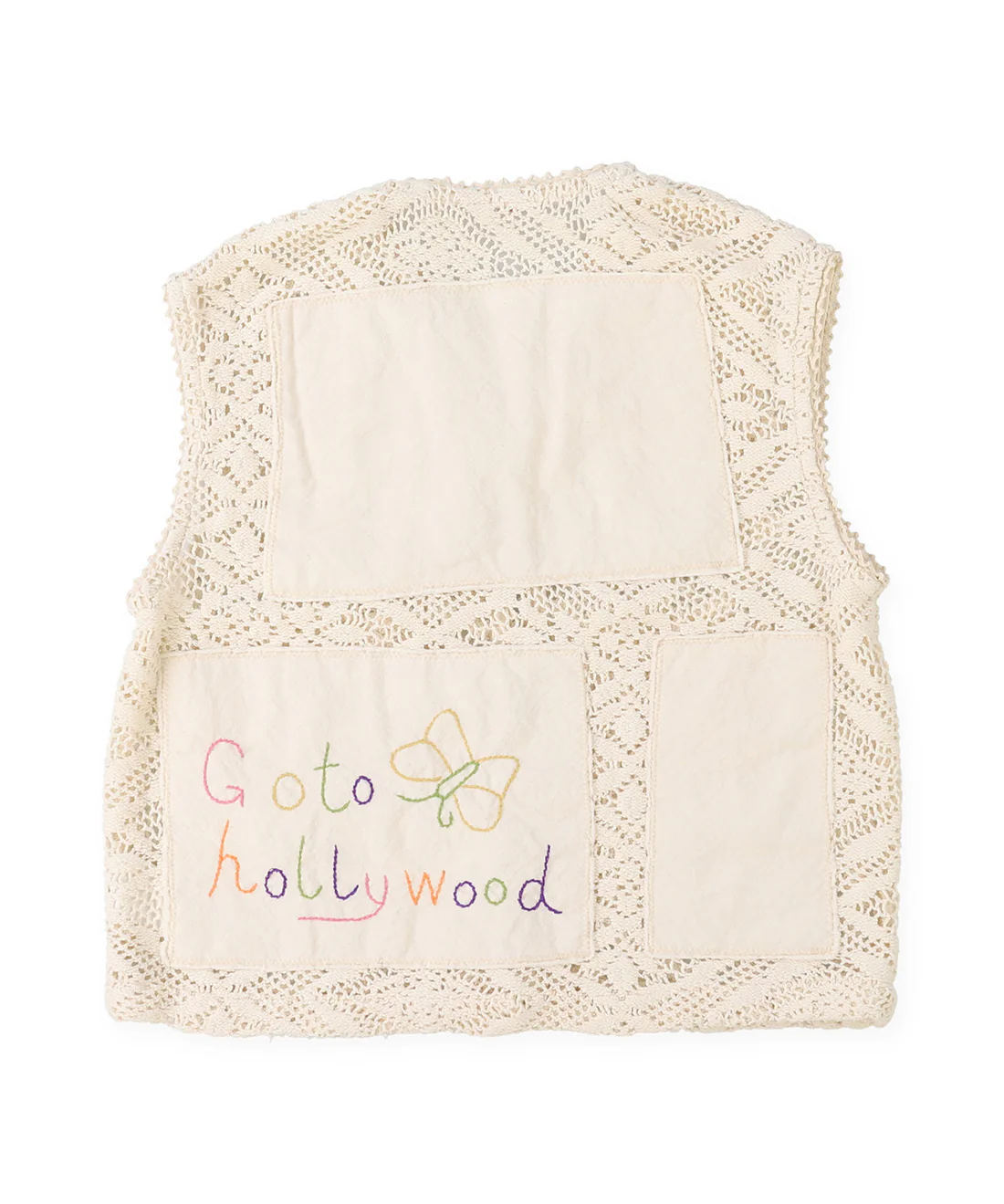 GTH Knit Lace Embroidery Pullover