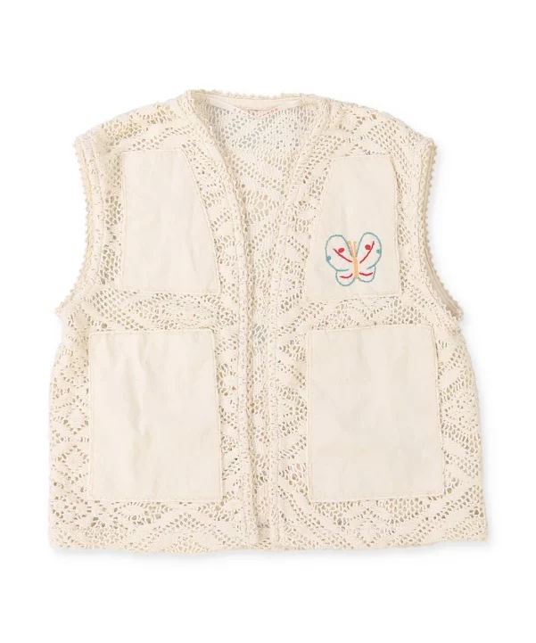 GTH Knit Lace Embroidery Pullover