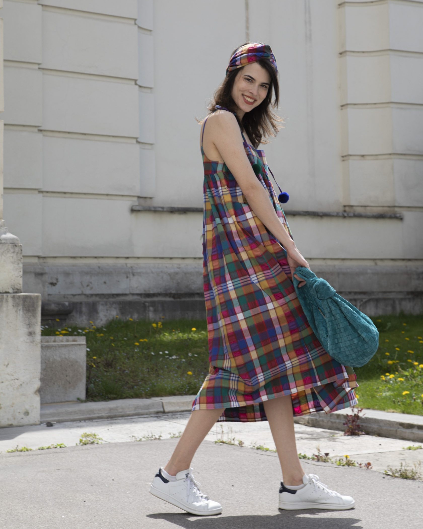 GTH Madras Check Dress