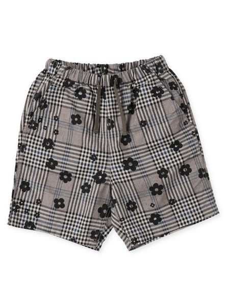 DD KIDS Gabber check print flower easy shorts