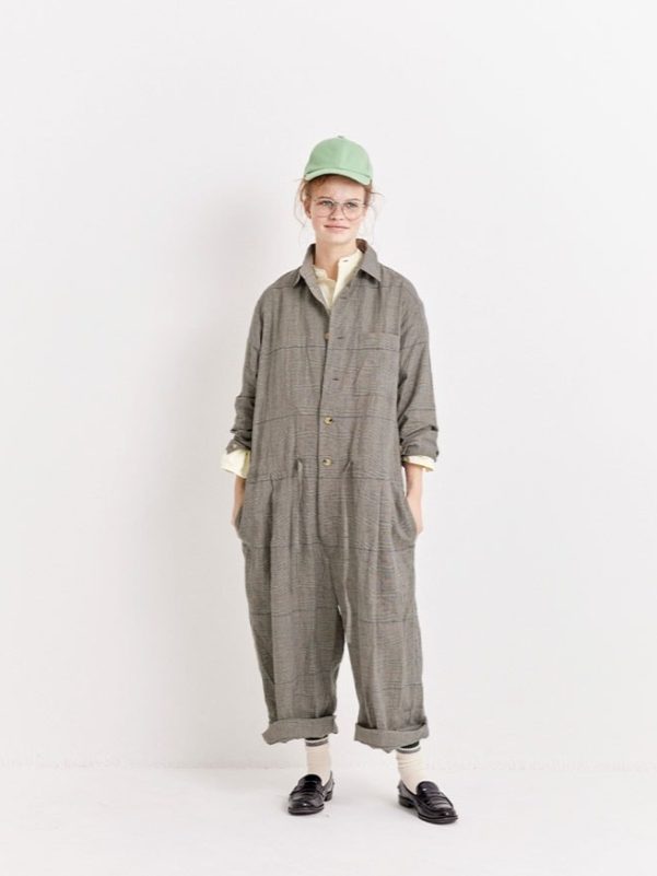 Glen Check Jumpsuit