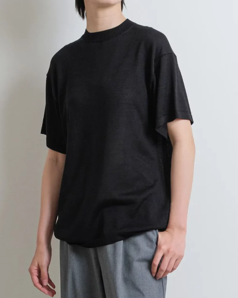 NATSUKO Silk Short Sleeve T-Shirt
