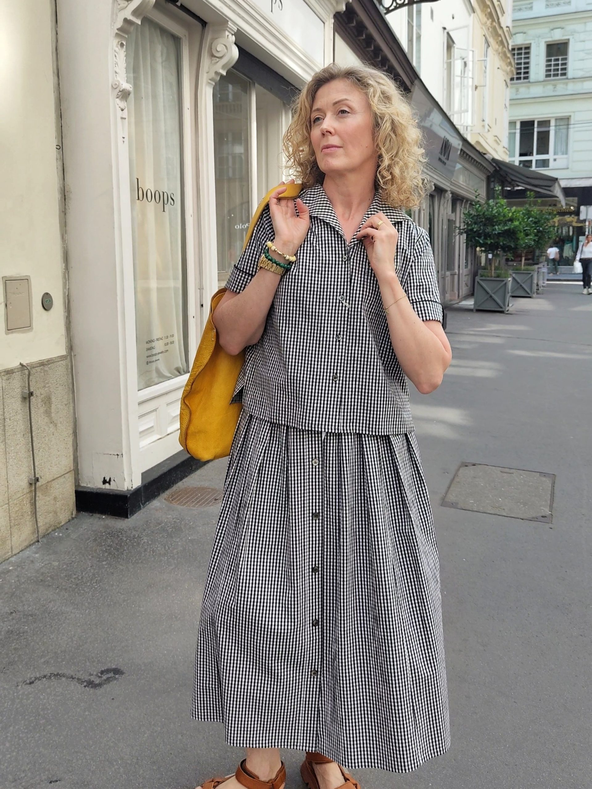 Katherine Washer Cotton Skirt
