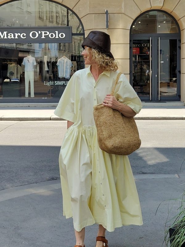 Tuck Gathered Dress - Image 6