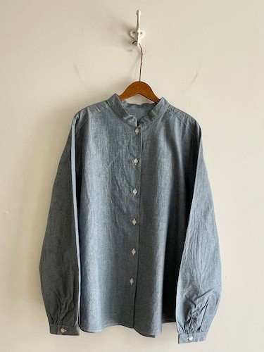 Rosie Indigo Chambray Cotton Shirt