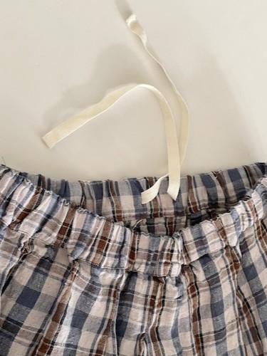Kelly Skirt Linen Check