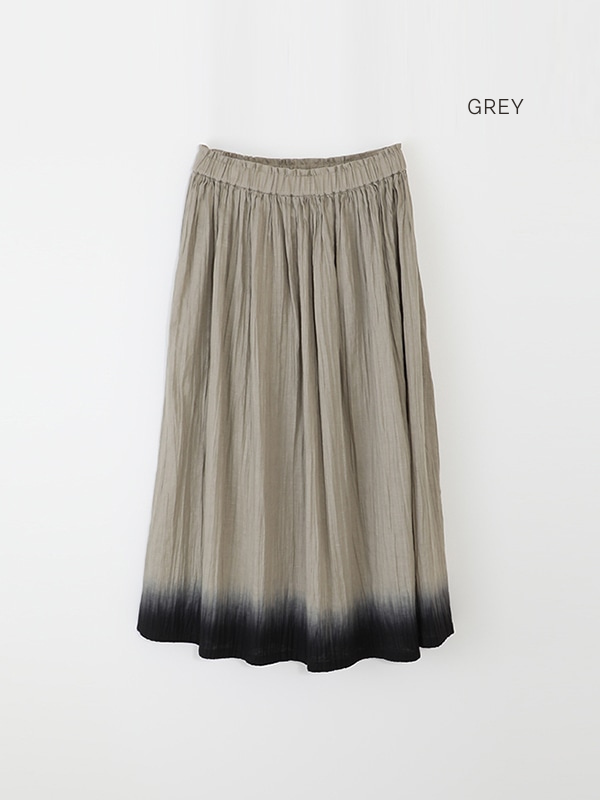 Evam Eva Linen Gradation Skirt