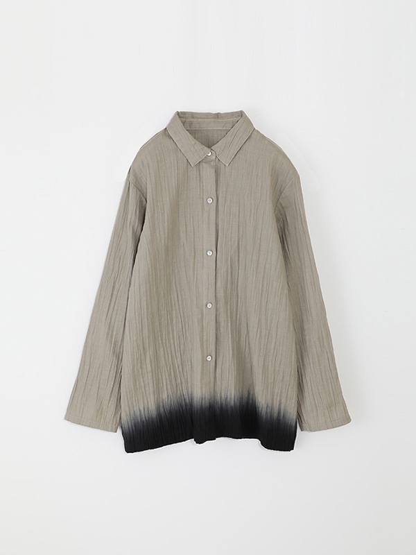 Evam Eva Linen Gradation Shirt
