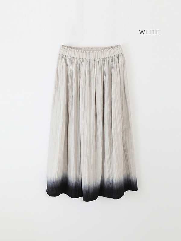 Evam Eva Linen Gradation Skirt