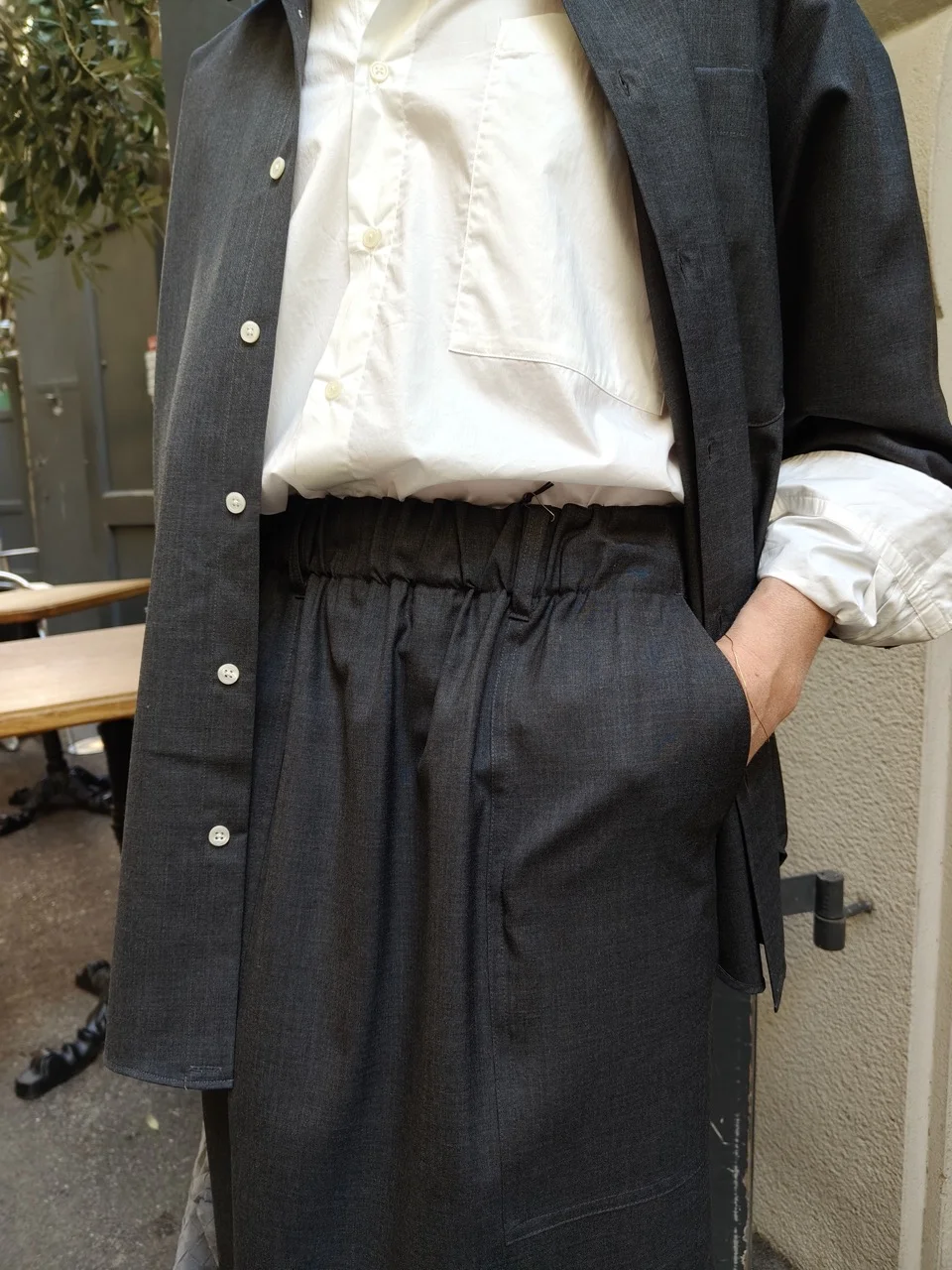 CHERRY-LTD Wool Skirt