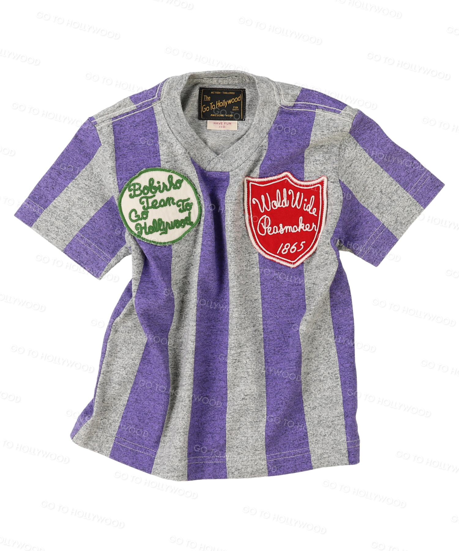 Cotton Jersey Striped Tee