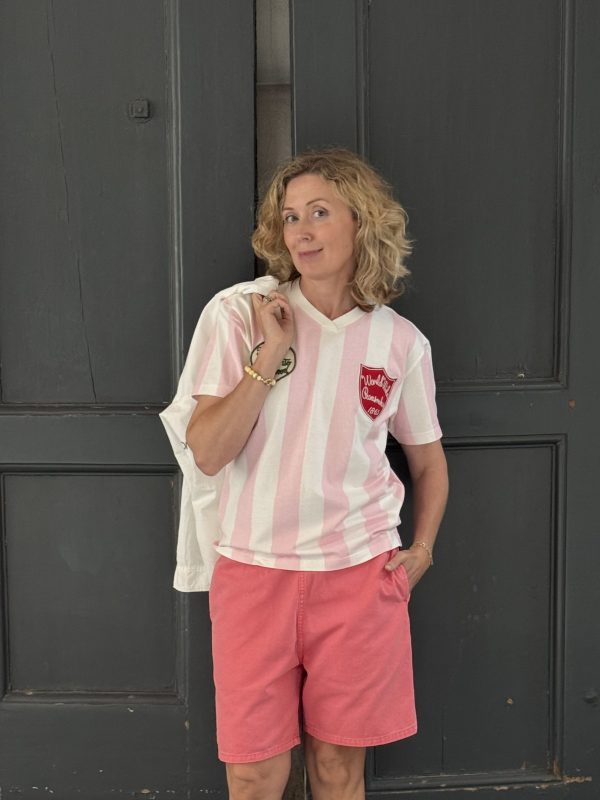 Cotton Jersey Striped Tee