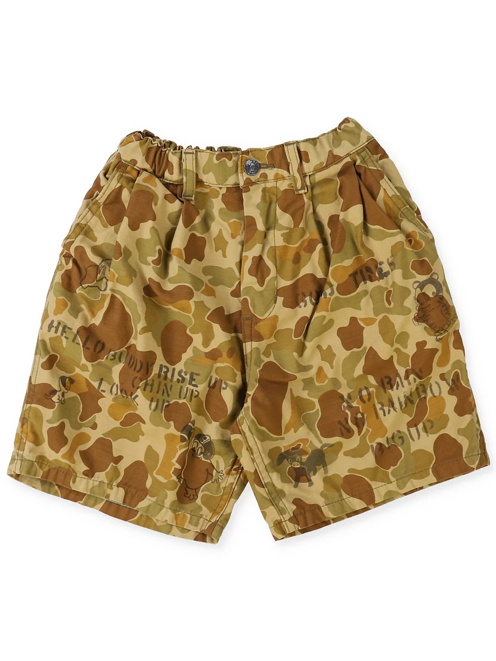 DD Kids Back-satin Scribble Shorts