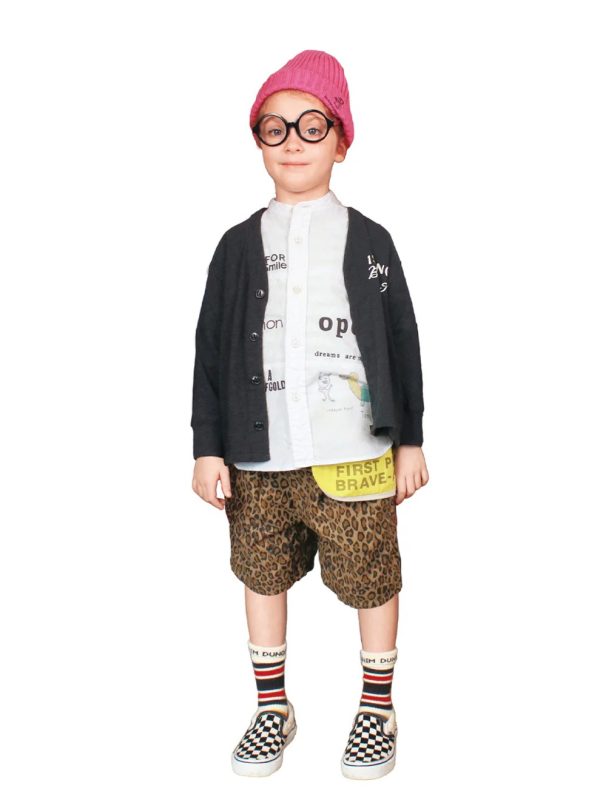 DD Kids Back-satin Scribble Shorts - Image 3