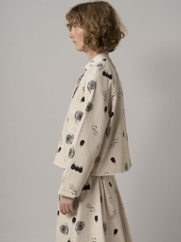 Aequamente Cotton Print Jacket - Image 3