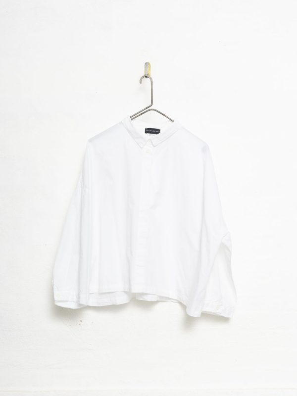 Aequamente White Cotton Shirt