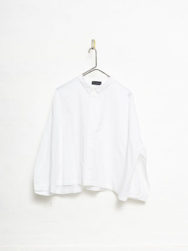 Aequamente White Cotton Shirt