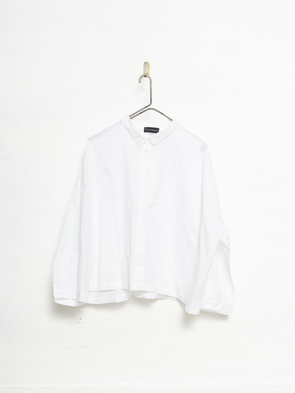 Aequamente White Cotton Shirt