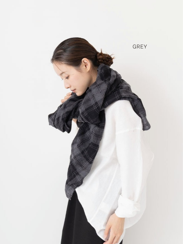 Checked Gauze Stole - Image 6