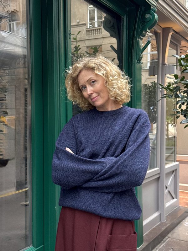 HERILL Cashmere Rib Stitch Sweater - Image 6