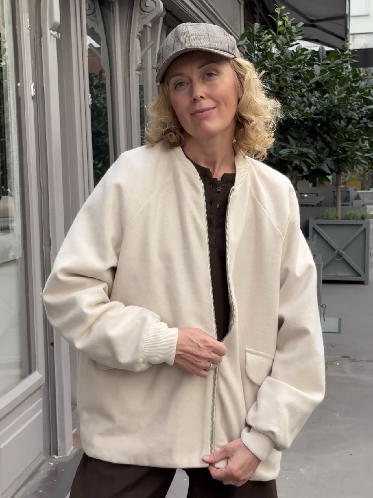 Aequamente Cashmere Bomber