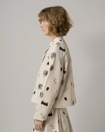 Aequamente Cotton Print Jacket